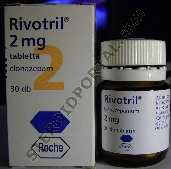 Rivotril CLONAZEPAM 2 mg 30tabs, Roche