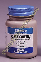 Cytomel (T3 - Liothyronine Sodium) 25mcg