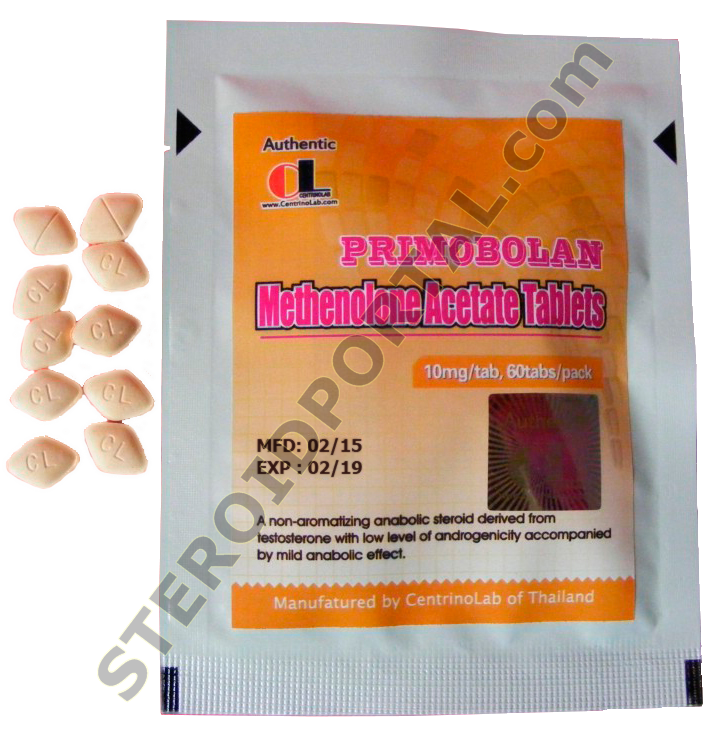 Primobolan (Methenlone Acetate) 10mg х 60tablets/bag, Centrino Lab