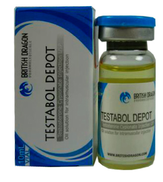 Testabol Depot ®  (Testosterone Cypionate) 200mg/ml 10ml vial, British Dragon